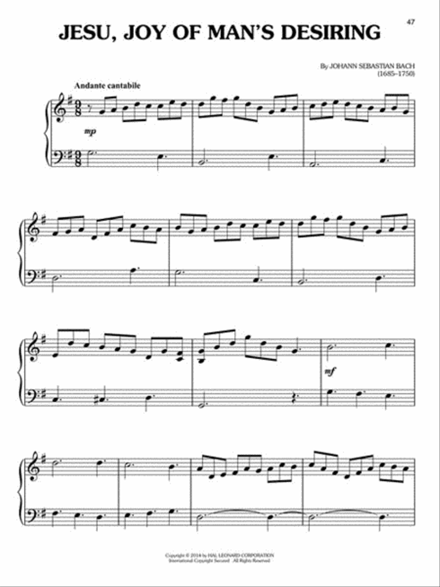 First 50 Classical Pieces You Should Play on the Piano Easy Piano scores gallery preview page 3