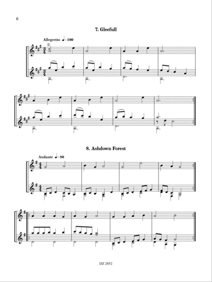 Progressive Duets Progressive Duets Classical Guitar scores gallery preview page 6