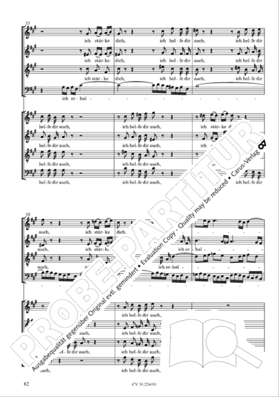 The complete motets (without Bc) Choir scores gallery preview page 89