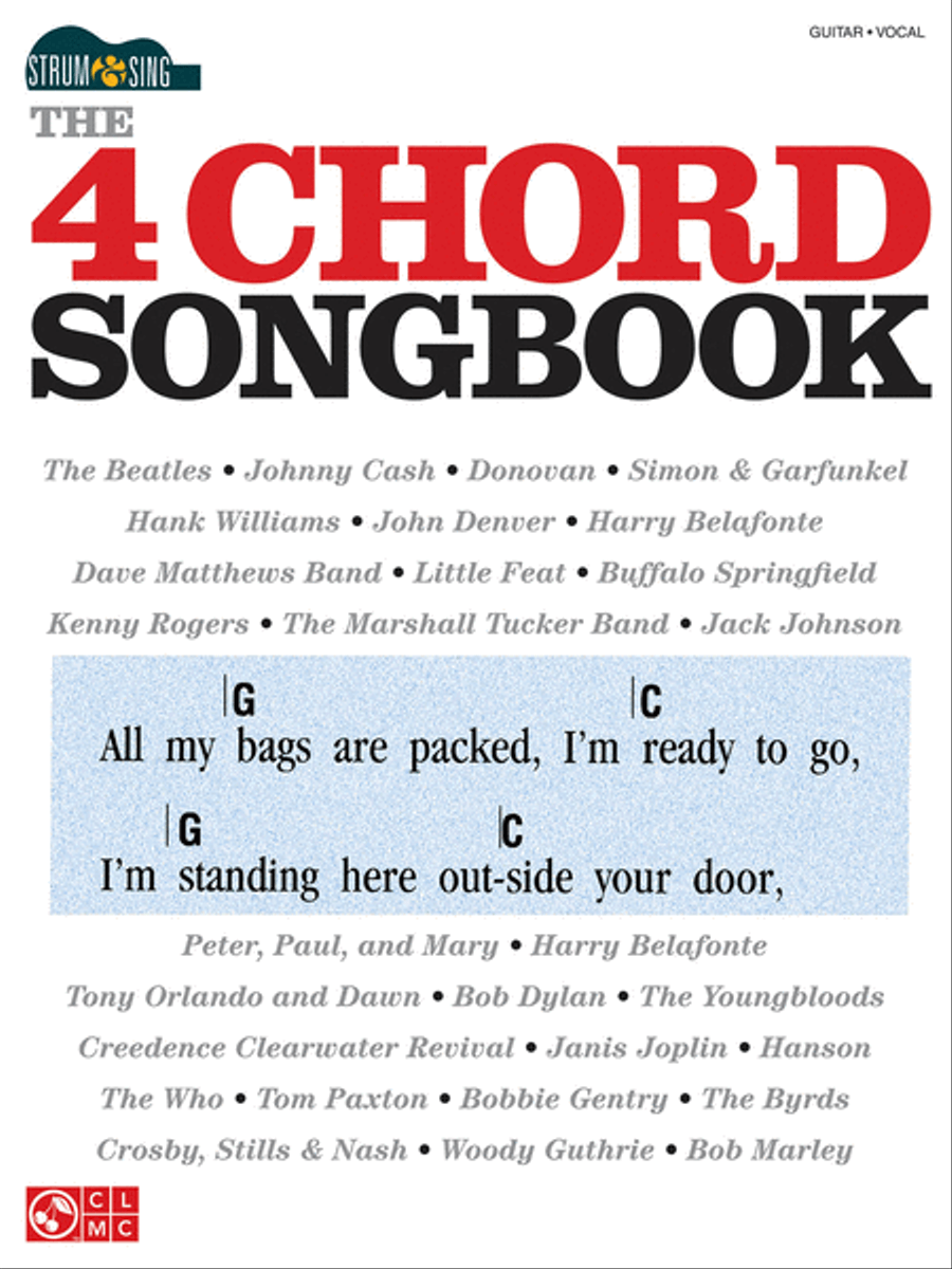 The 4 Chord Songbook Easy Guitar scores gallery preview page 1