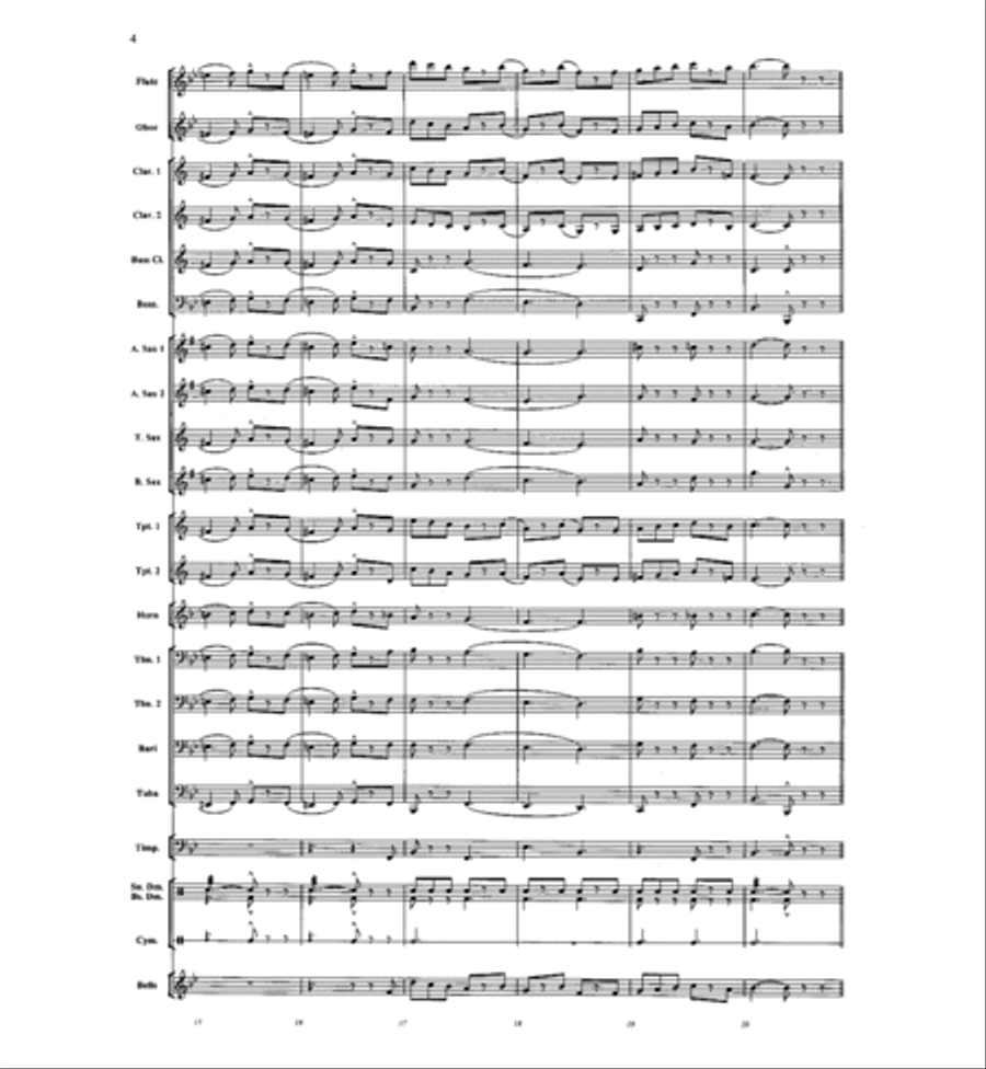 In The Center Ring Concert Band scores gallery preview page 4