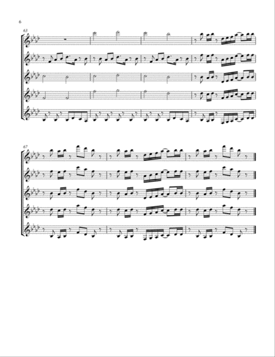 Superstition Large Ensemble scores gallery preview page 6