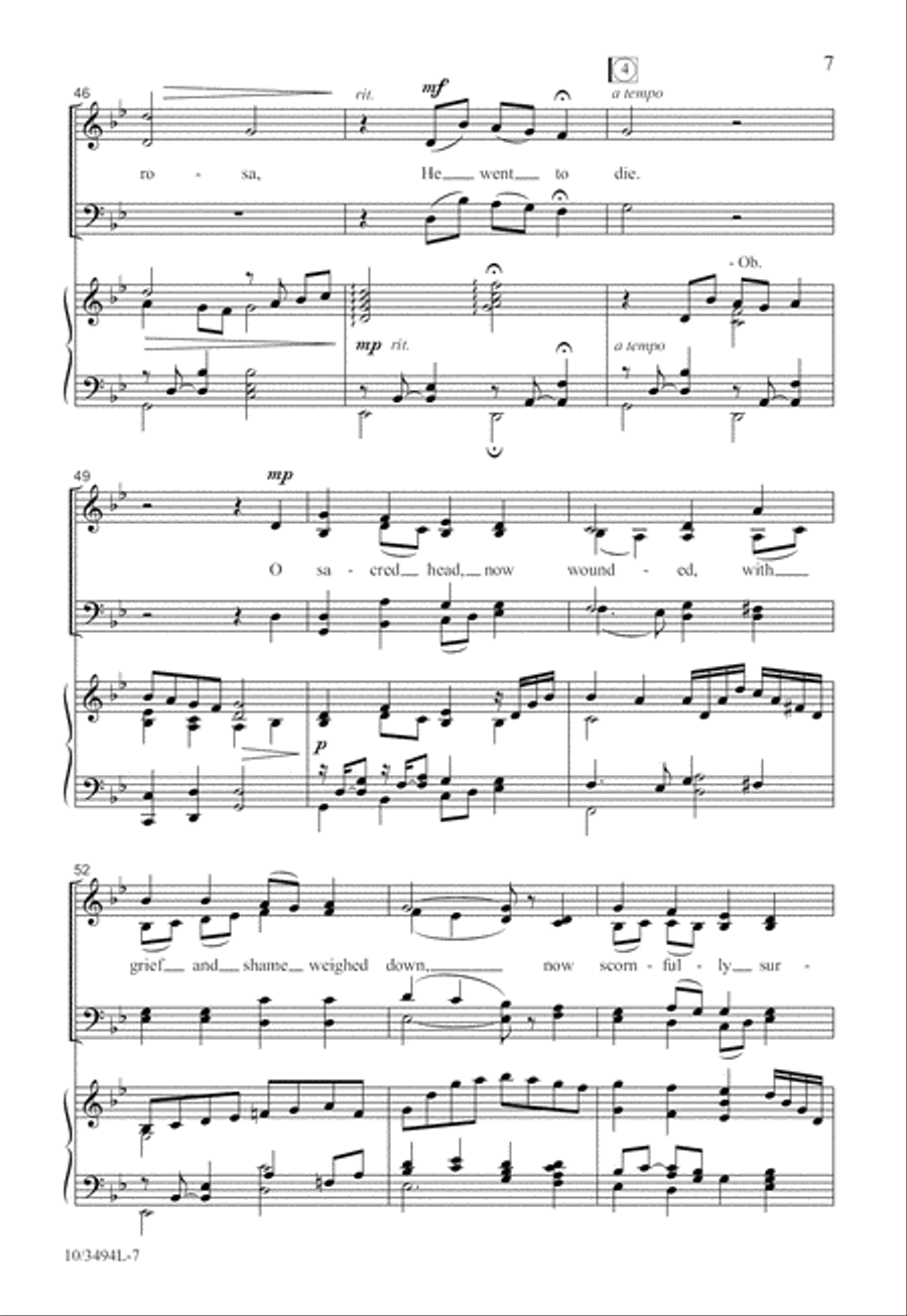 On the Via Dolorosa 4-Part scores gallery preview page 8