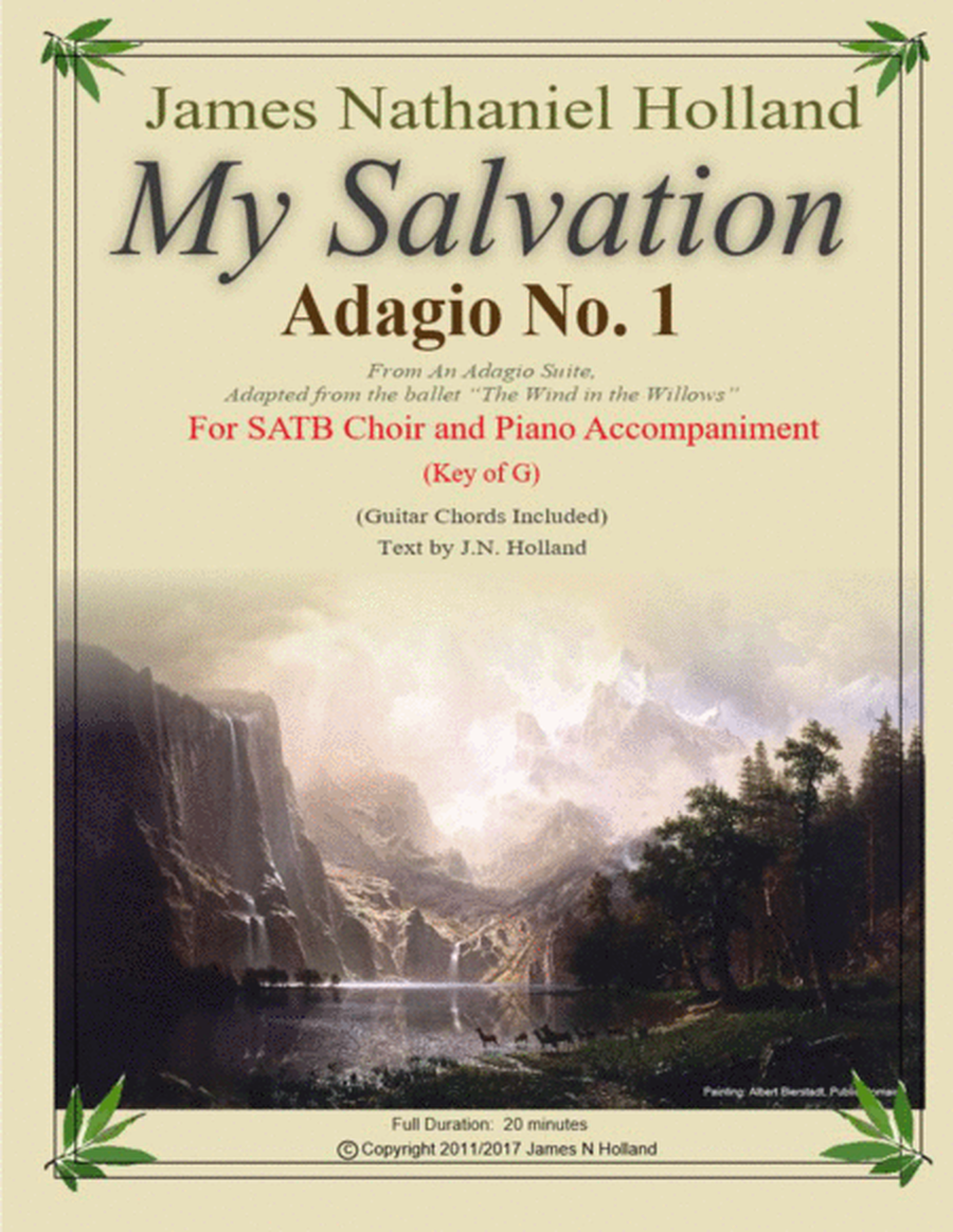 Adagio No 1, My Salvation from An Adagio Suite for SATB Choir and Piano image number null
