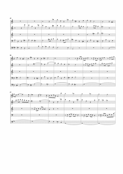 Fugue, WoO 8 (arrangement for 5 recorders)