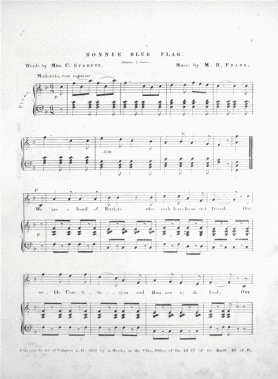 The Bonnie Blue Flag Voice scores gallery preview page 2
