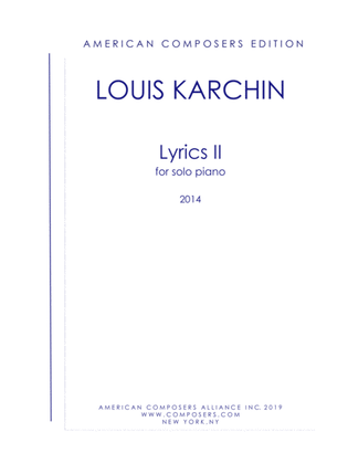 [Karchin] Lyrics II