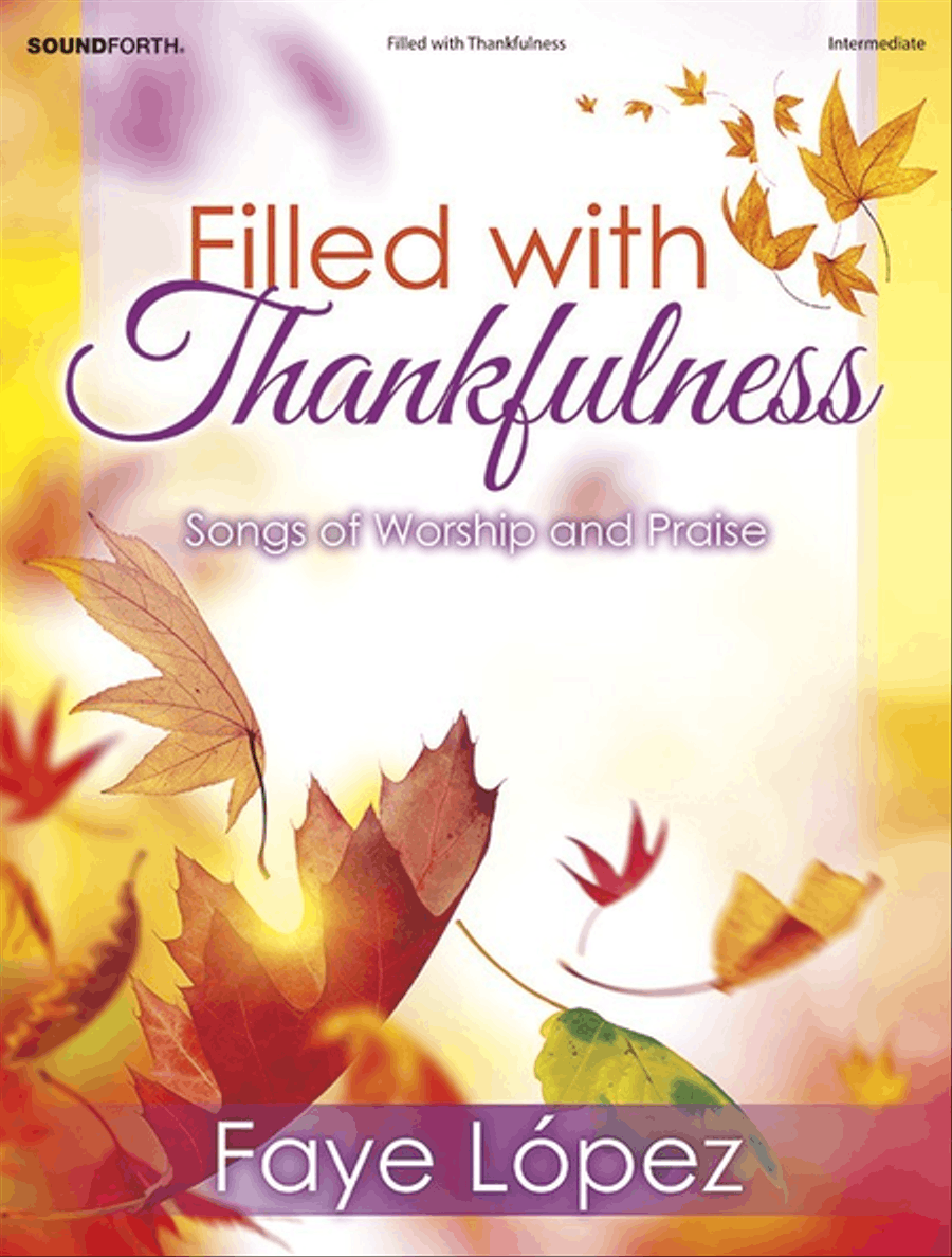 Filled with Thankfulness Piano Solo scores gallery preview page 1