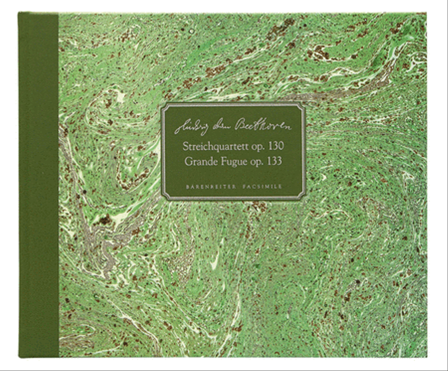String Quartet in B-flat major, op. 130 / Grande Fugue in B-flat major, op. 133 String Quartet scores gallery preview page 1