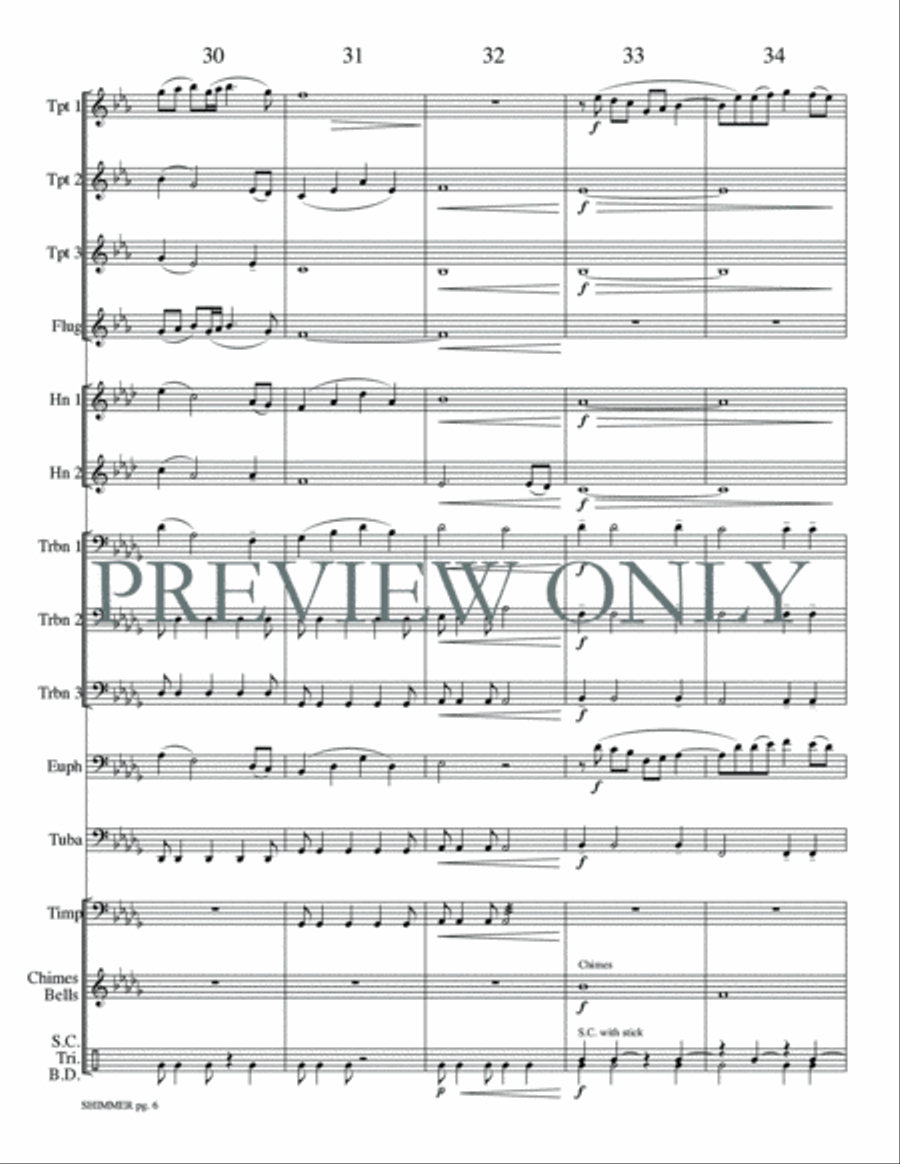 Shimmer Small Ensemble scores gallery preview page 8