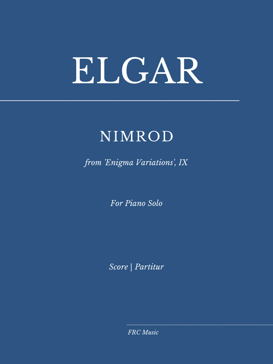 Nimrod (from 'Enigma Variations', IX) for Piano Solo Piano Method scores gallery preview page 1