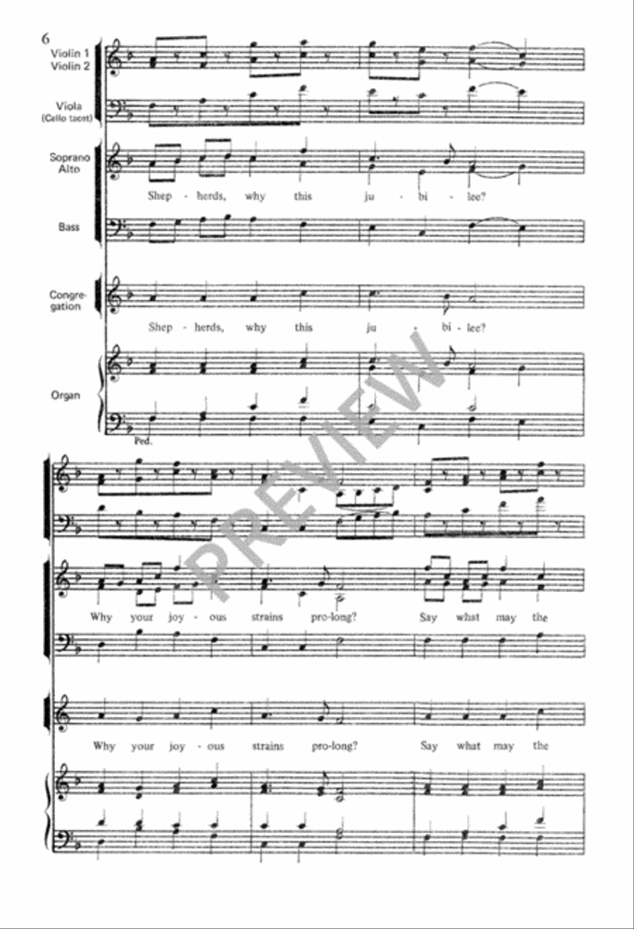 Angels We Have Heard On High 3-Part scores gallery preview page 7