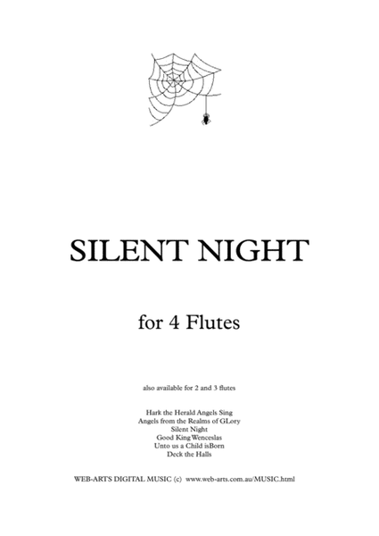 XMAS SILENT NIGHT for 4 flutes