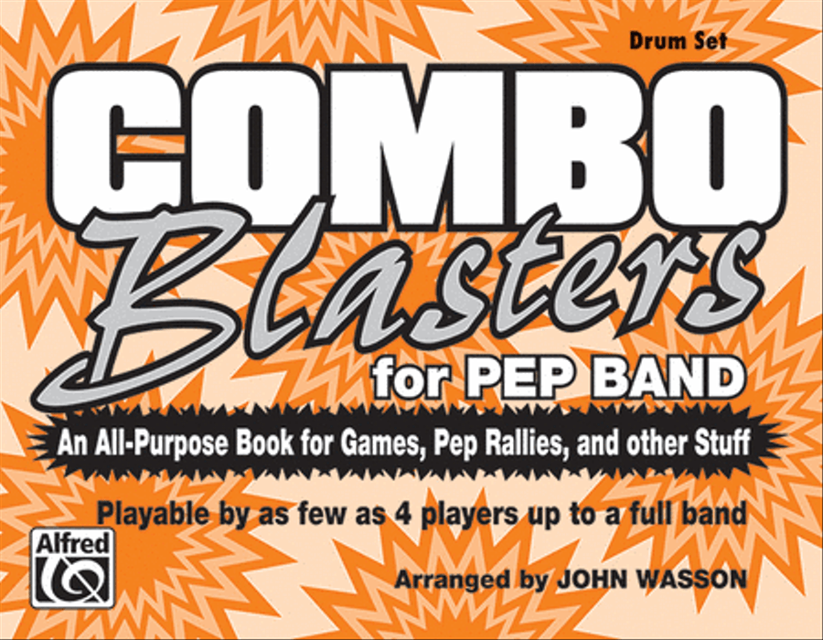 Combo Blasters for Pep Band (Drum Set) Pep Band scores gallery preview page 1