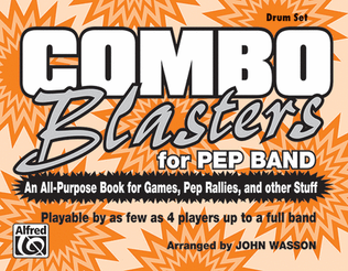 Book cover for Combo Blasters for Pep Band (Drum Set)