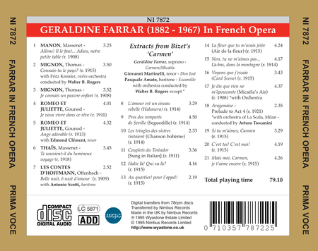Farrar In French Opera