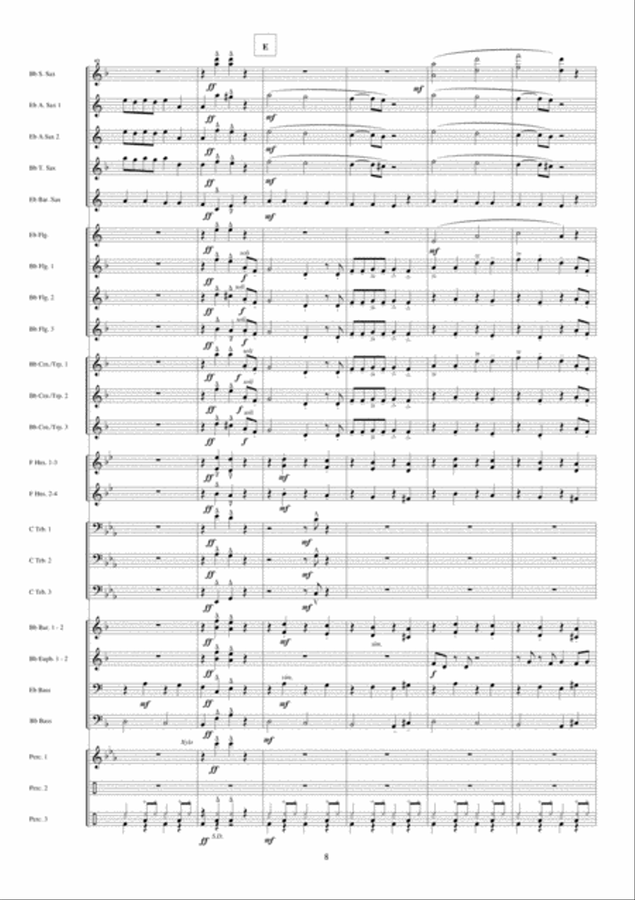 Hit The Road Jack Fanfare Band scores gallery preview page 9
