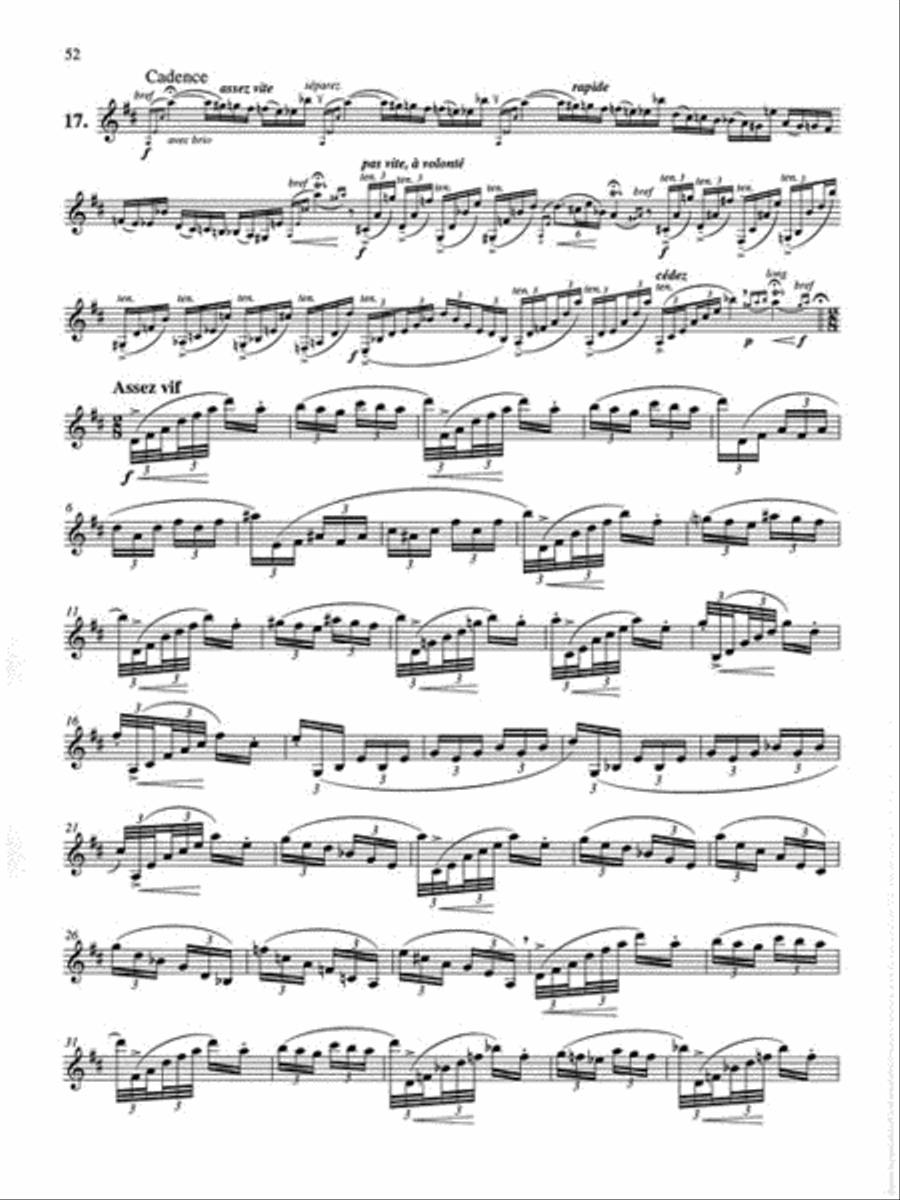 18 Advanced Etudes Clarinet Solo scores gallery preview page 5