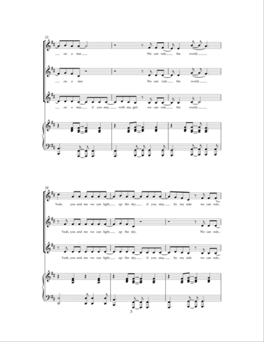 Rule The World Rule The World SSA scores gallery preview page 3