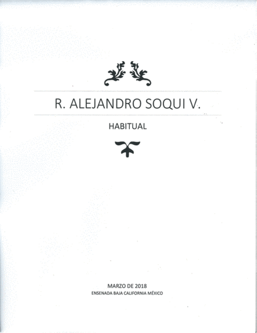 Habitual - Alejandro Soqui