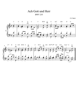 Bach Choral 03 BWV 255 in C Major