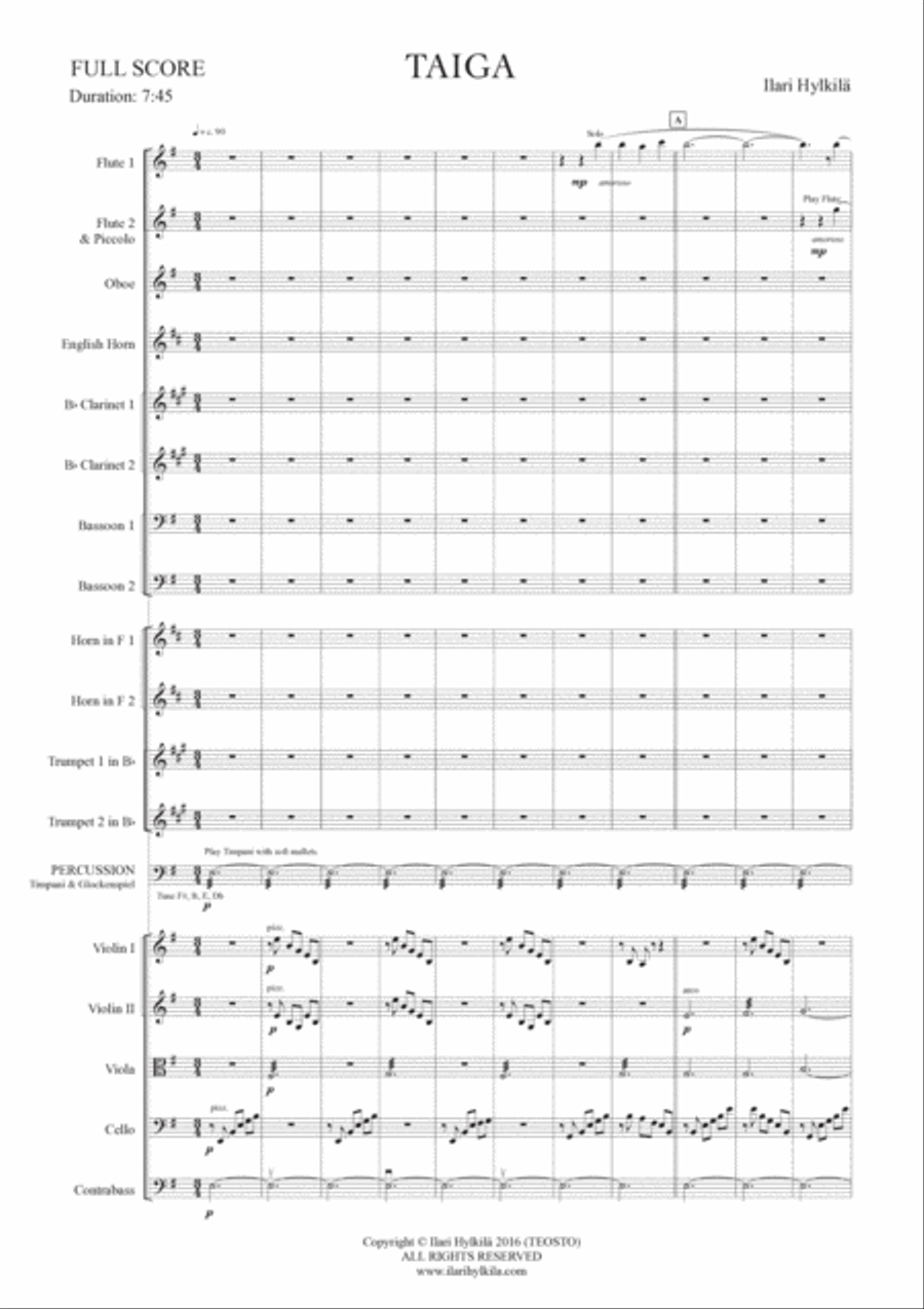 Taiga Full Orchestra scores gallery preview page 3