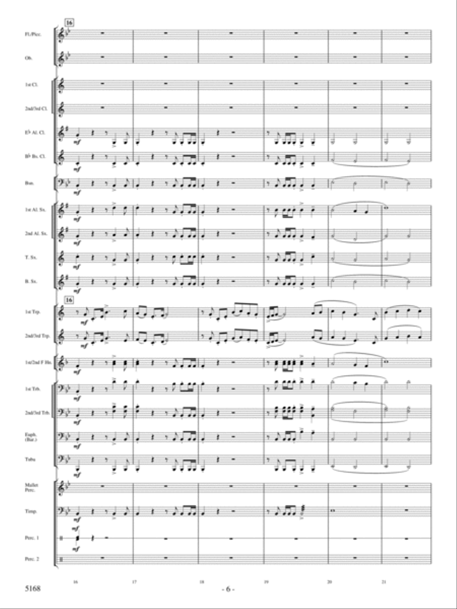 Brule River Celebration Concert Band scores gallery preview page 5