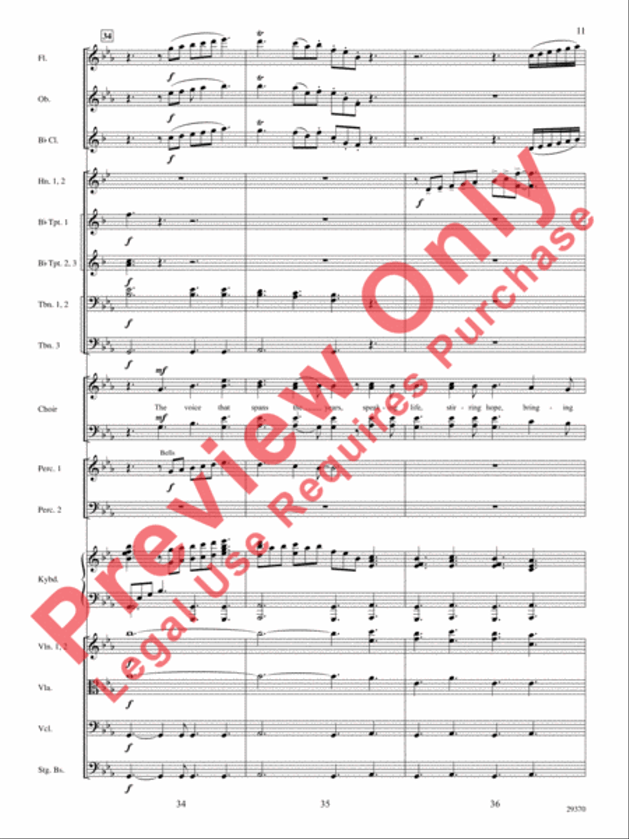 See, What a Morning Choir scores gallery preview page 12