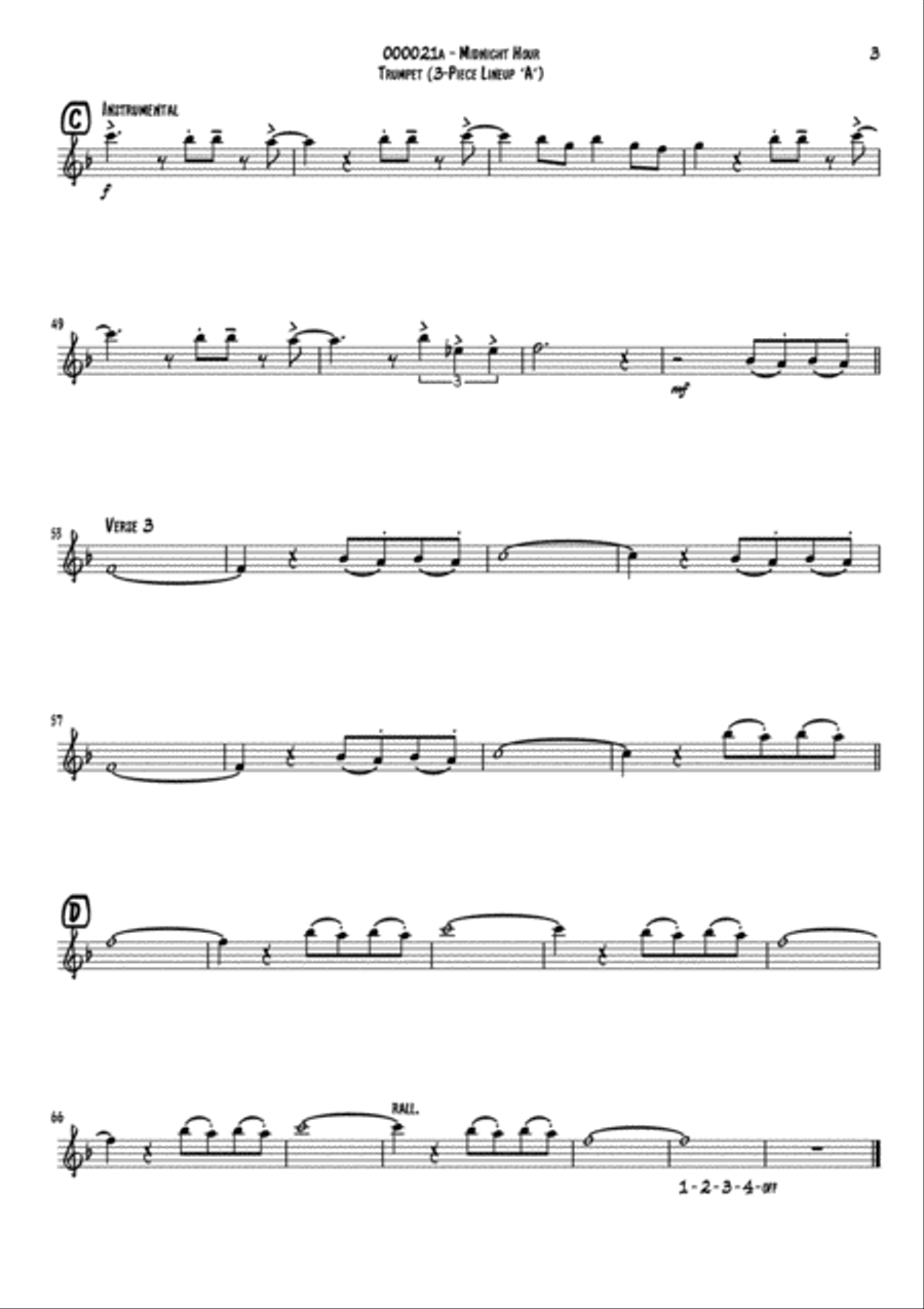 In The Midnight Hour Small Ensemble scores gallery preview page 3