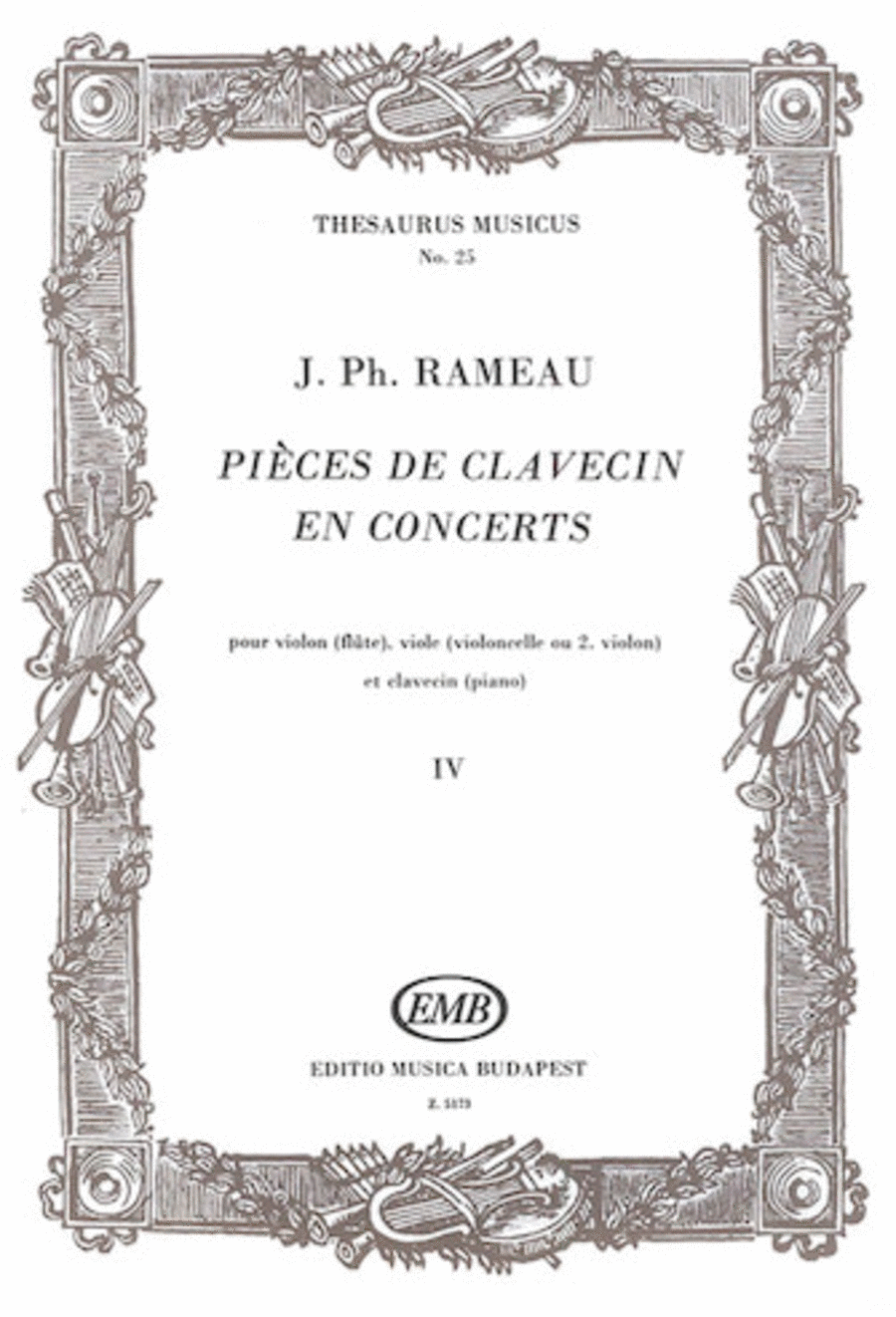 Pieces De Clavecin en Concerts - Volume 4