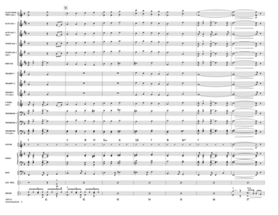 Good King Rock Good King Rock Jazz Ensemble scores gallery preview page 4