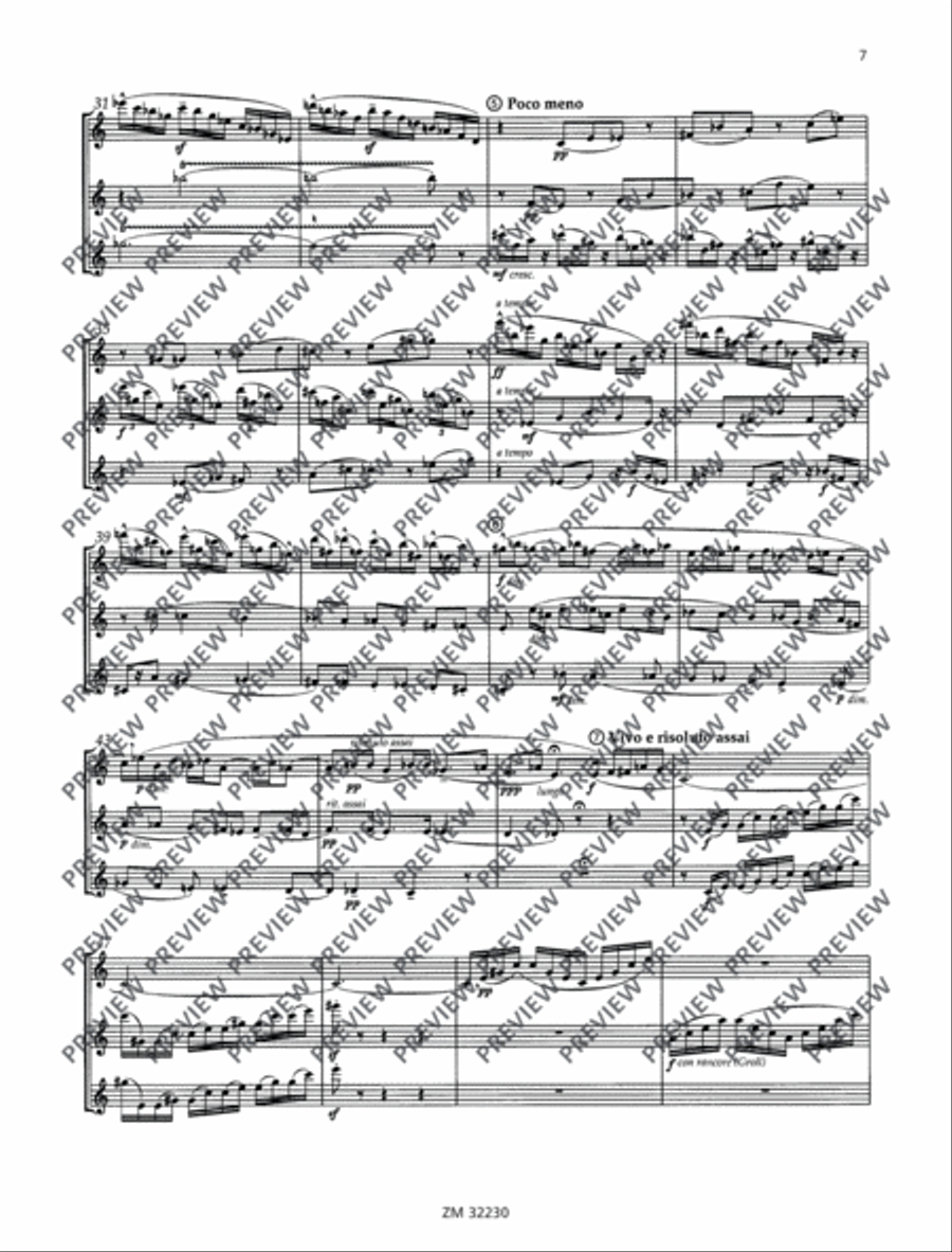 I tre virtuosi Flute Trio scores gallery preview page 8