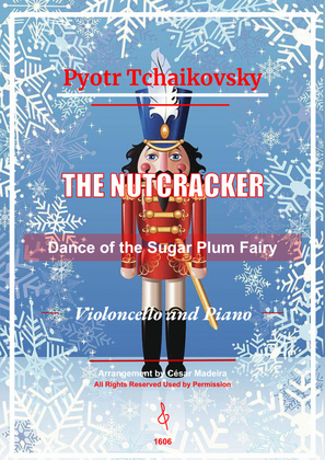 Dance of the Sugar Plum Fairy - Cello and Piano (Full Score)