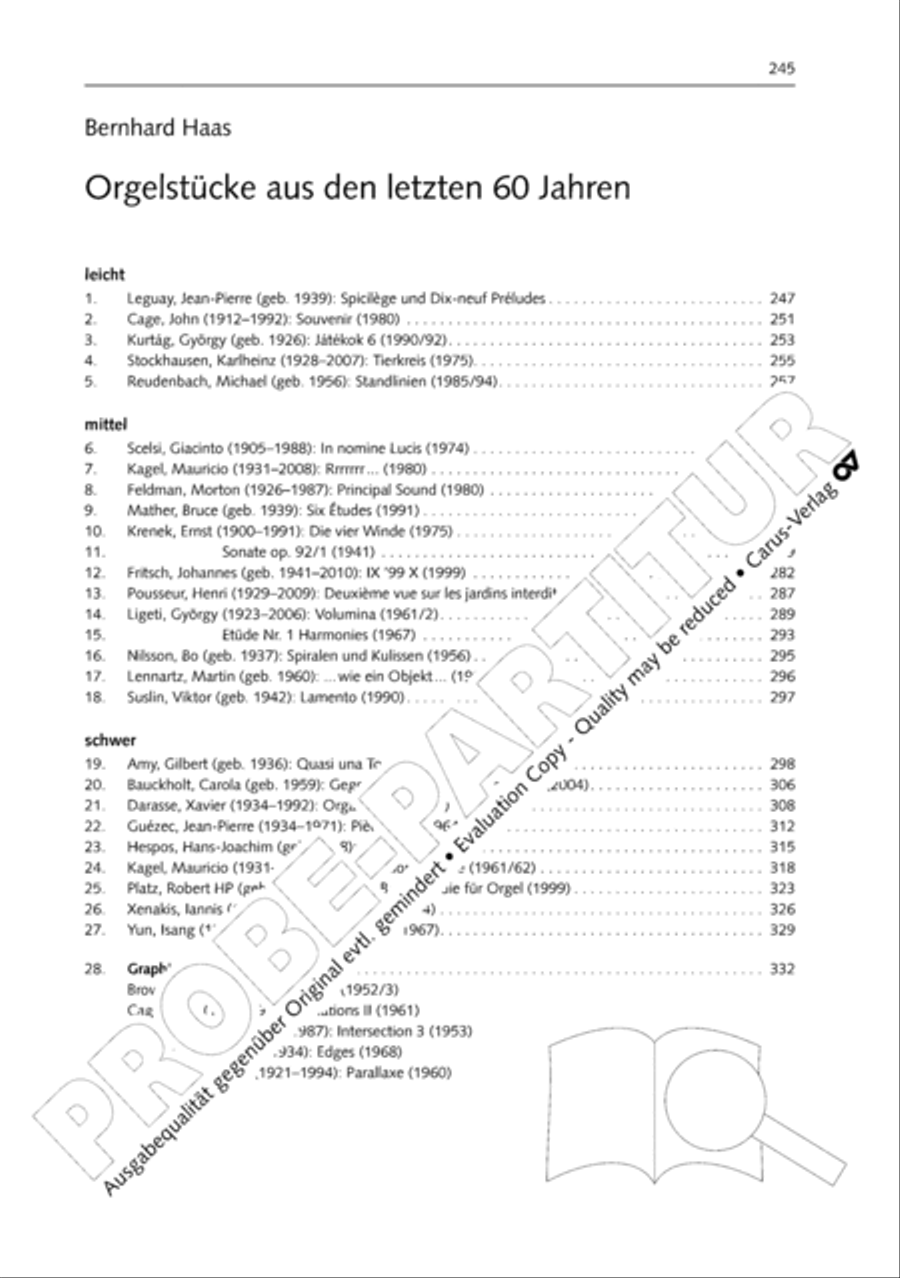 Orgelschule zur historischen Auffuhrungspraxis Organ Solo scores gallery preview page 246