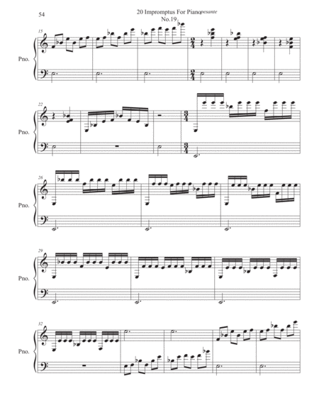 Impromptu No.19 For Piano