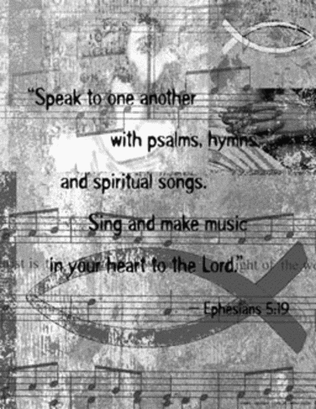 Poster - Speak to One Another with Psalms