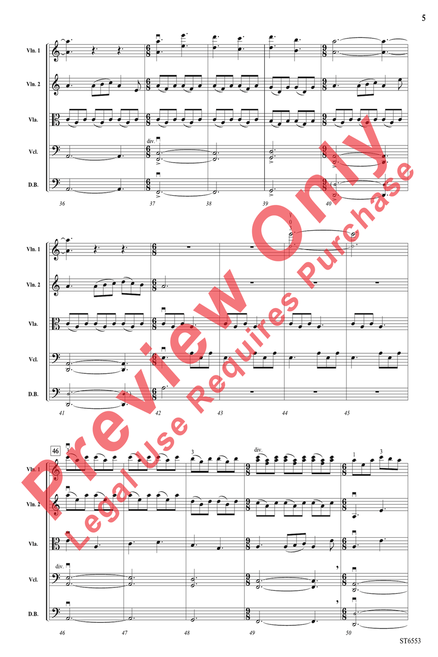Elementa String Orchestra scores gallery preview page 5