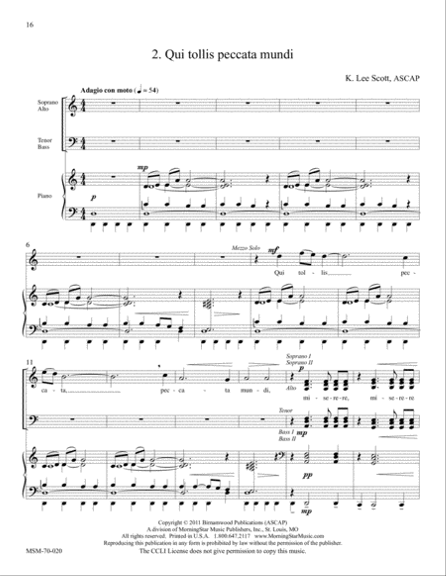 Gloria Gloria Divisi scores gallery preview page 10