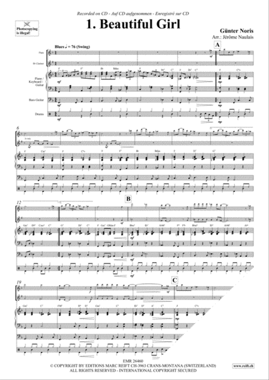 Let's Dance Volume 1 Woodwind Ensemble scores gallery preview page 3