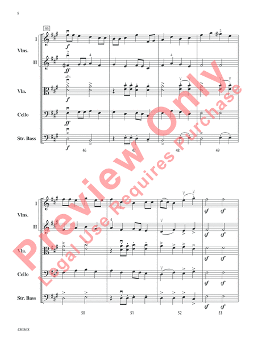 All Hands Hoay! String Orchestra scores gallery preview page 9