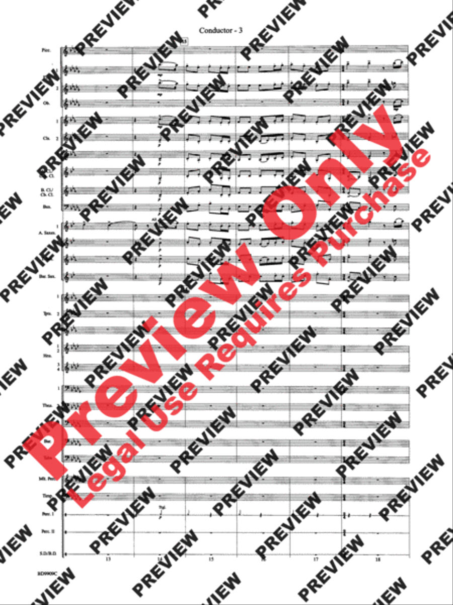 I'm Seventeen Come Sunday Concert Band scores gallery preview page 25