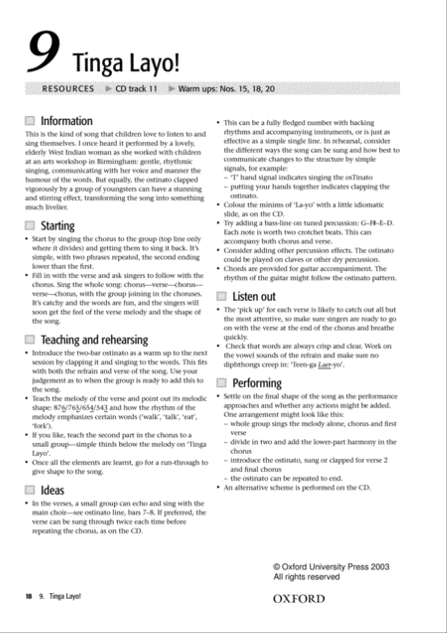 Junior Voiceworks 1 Unison Choir scores gallery preview page 6