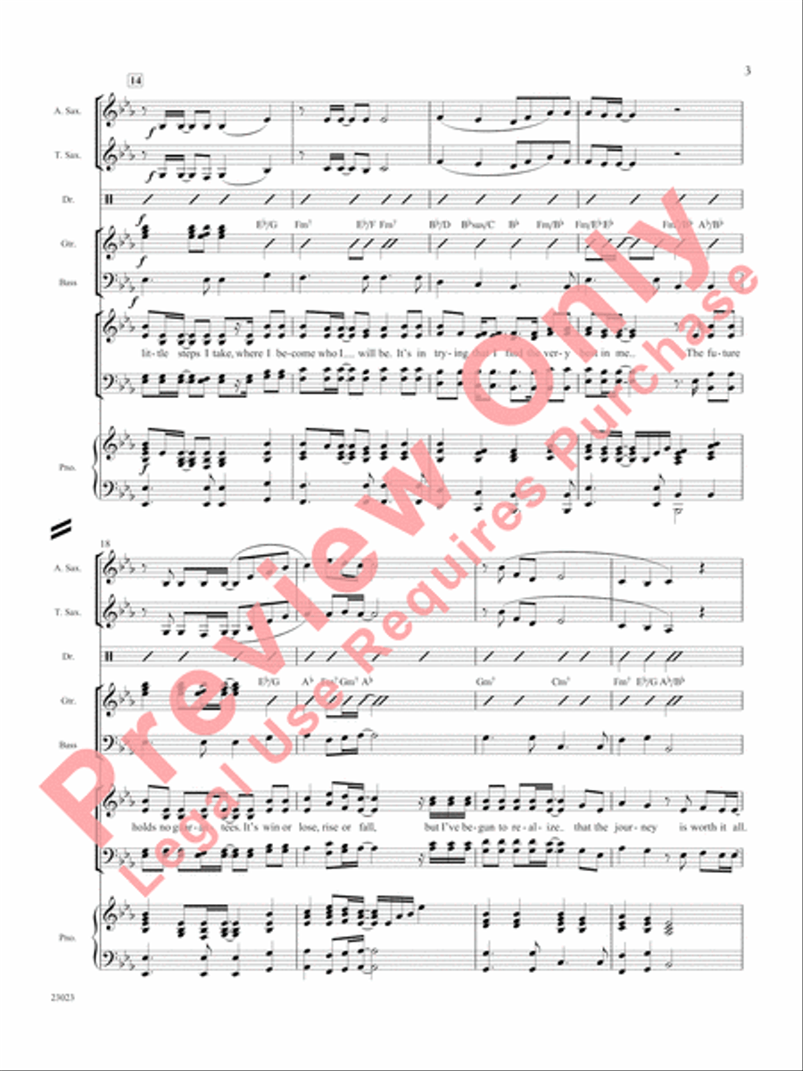 The Journey The Journey Choir scores gallery preview page 4
