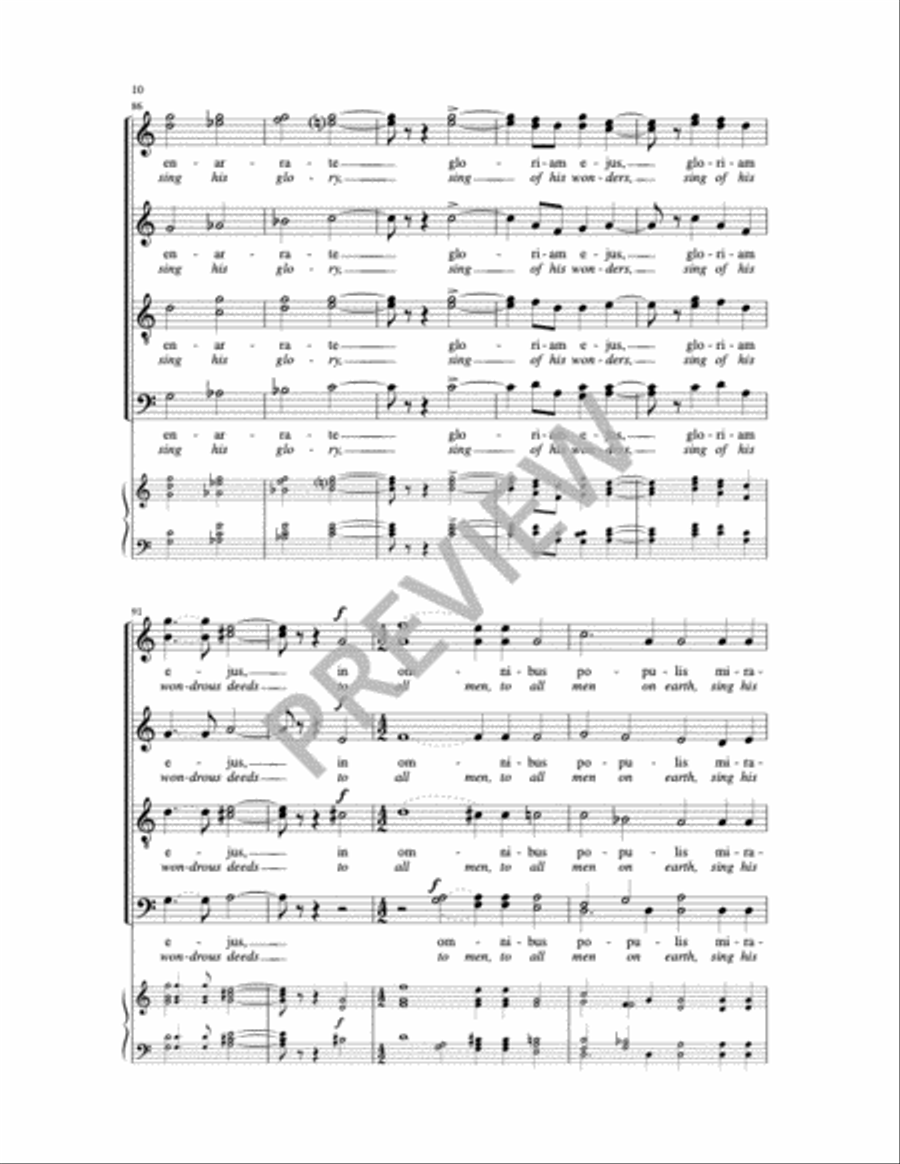 Cantate Domino Cantate Domino Choir scores gallery preview page 3