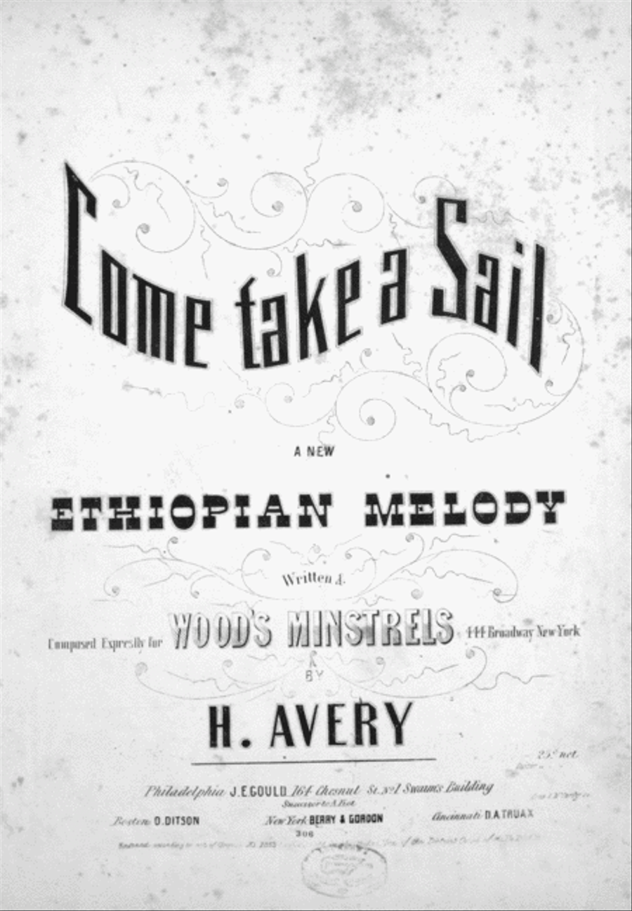 Come take a Sail, A New Ethiopian Melody Voice scores gallery preview page 1