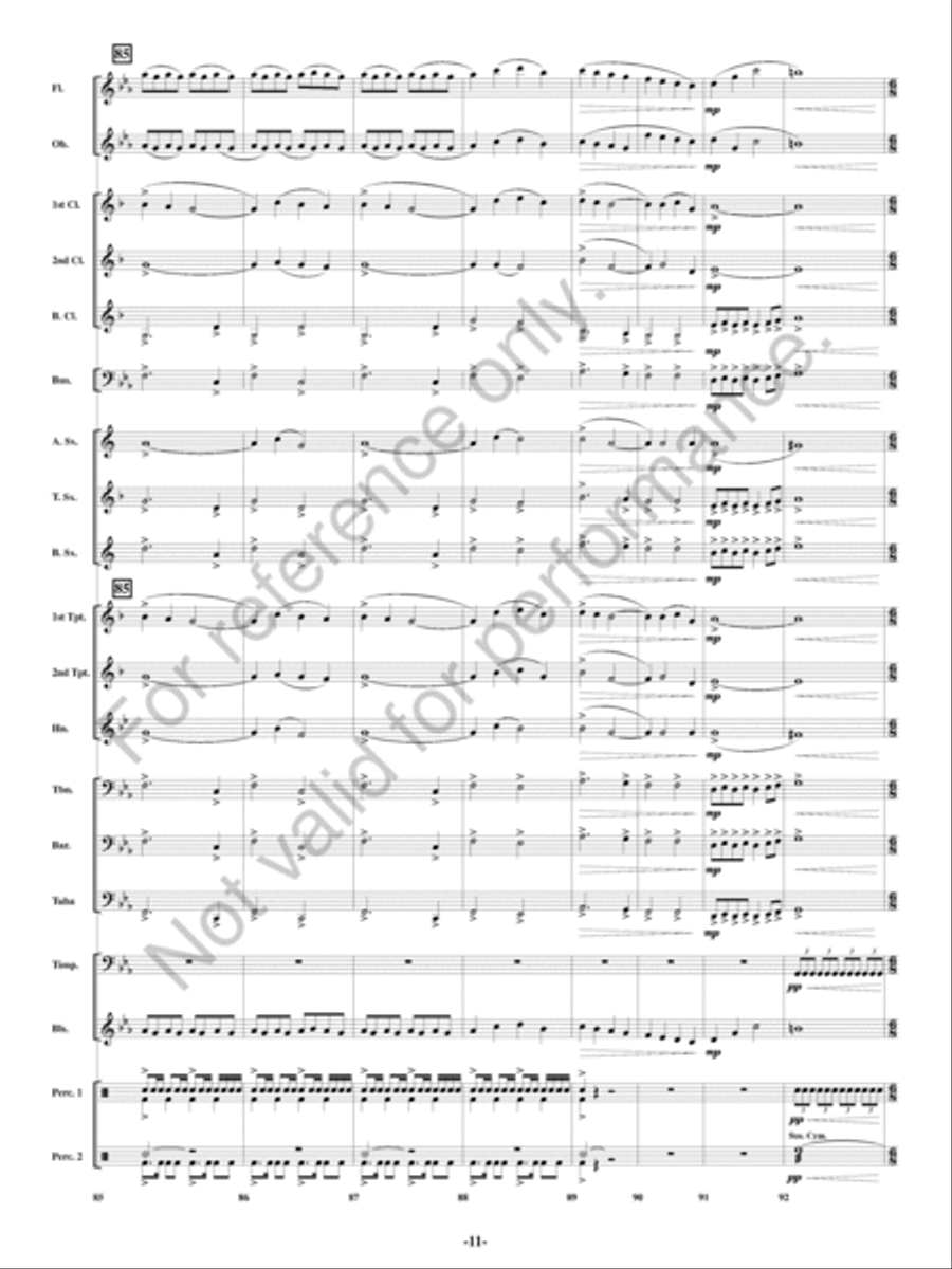 Zeal Zeal Concert Band scores gallery preview page 12