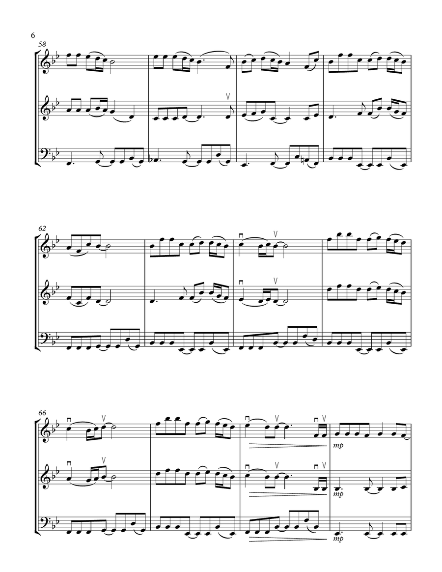 (god Must Have Spent) A Little More Time On You String Trio scores gallery preview page 6