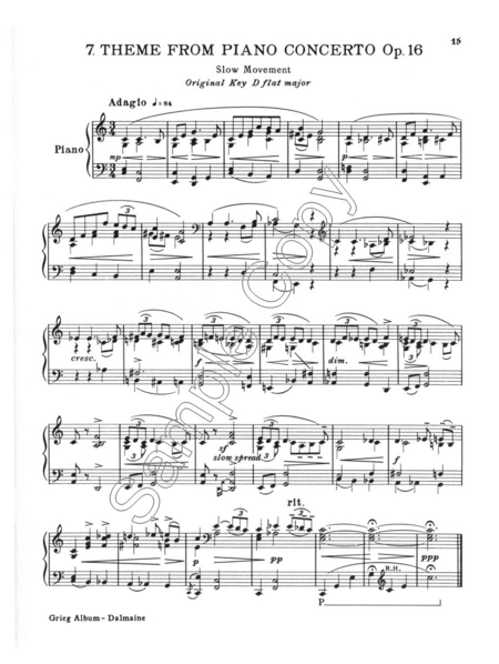 Grieg - Silhouette Series