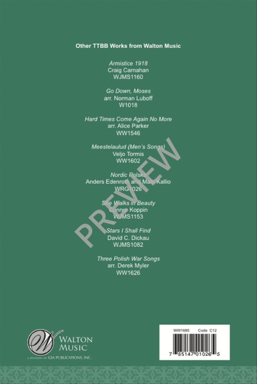 Hold On Hold On TTBB scores gallery preview page 13