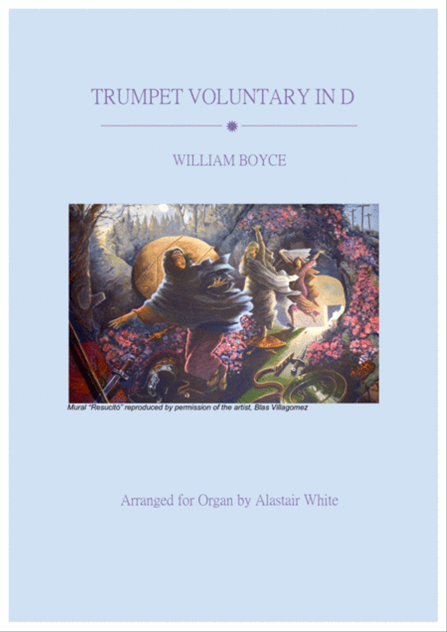 William Boyce - Trumpet Voluntary in D Trumpet scores gallery preview page 1